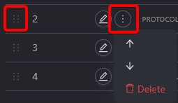 routing rule how to change position